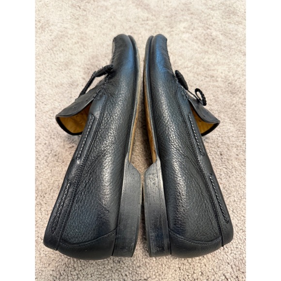 Johnston & Murphy Mens Ostrich Deerskin Loafers Black  display picture 2